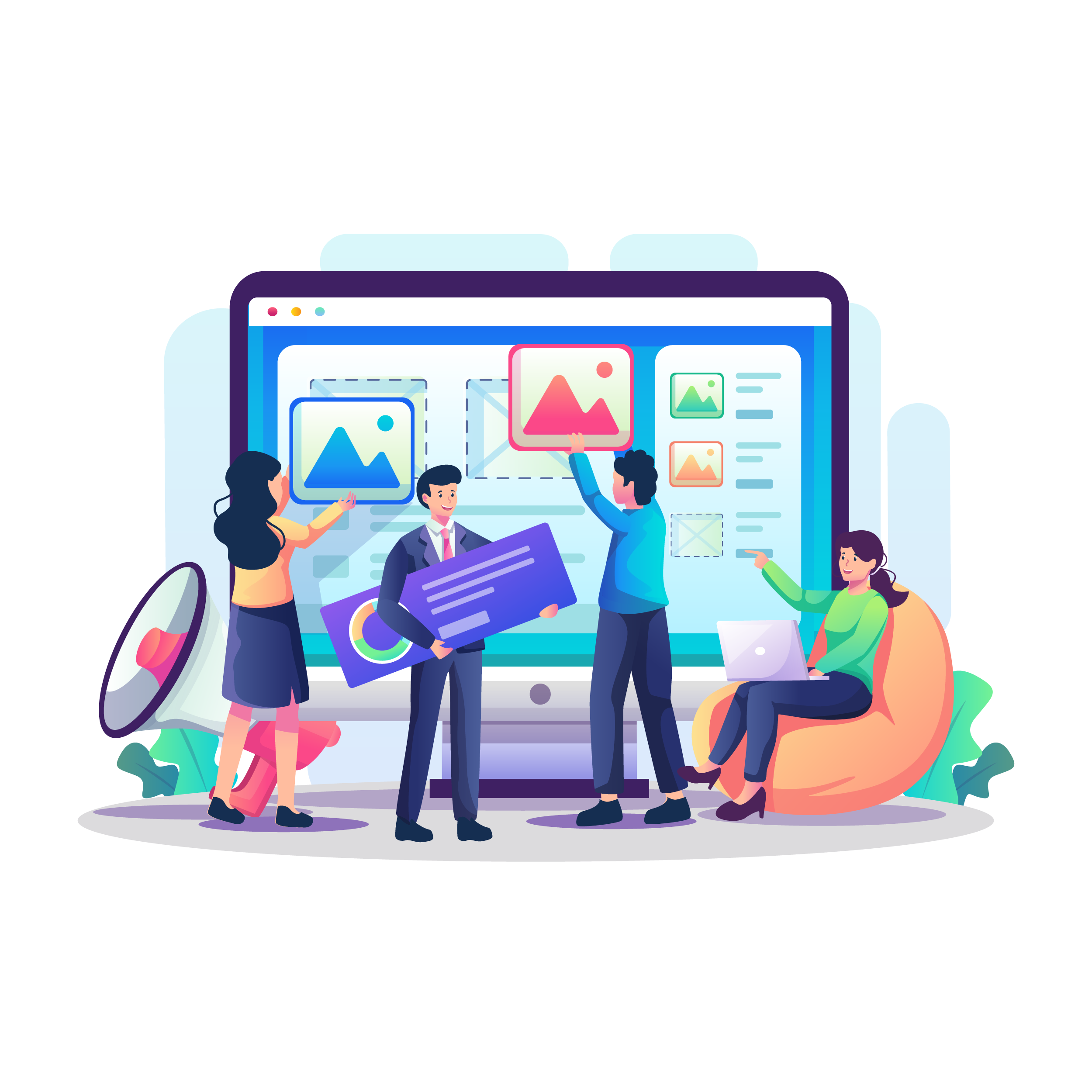 link-building-expert-team-analyzing-and-inserting-link-into-a-website